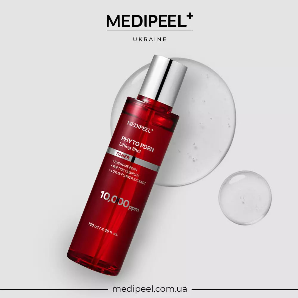 Освежающий и восстанавливающий тонер MEDIPEEL Phyto Exosome PDRN Lifting Shot Toner, 130 мл