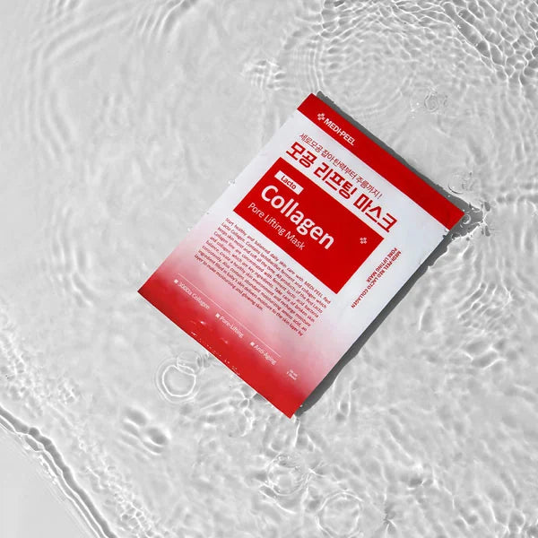 Тканевая лифтинг-маска для сужения пор с коллагеном MEDIPEEL Red Lacto Collagen Pore Lifting Mask, 30 мл