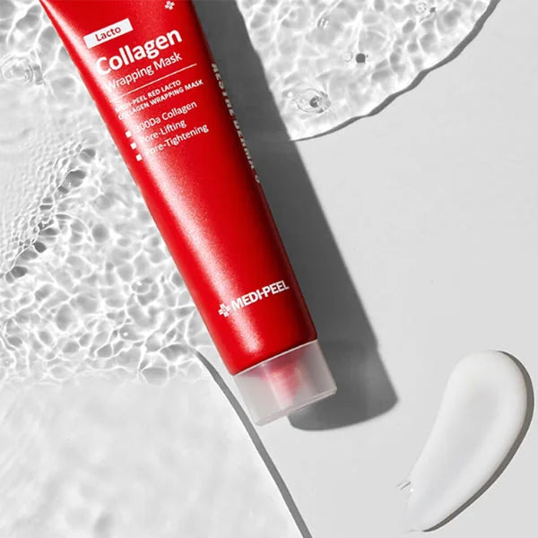 Маска-пленка для сужения пор с коллагеном MEDIPEEL Red Lacto Collagen Wrapping Mask, 70 мл