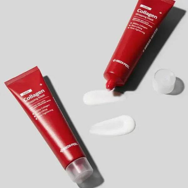 Маска-пленка для сужения пор с коллагеном MEDIPEEL Red Lacto Collagen Wrapping Mask, 70 мл
