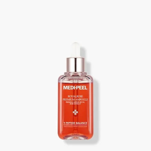Антивозрастная сыворотка для лица с розой и пептидами MEDIPEEL Royal Rose Premium Ampoule, 100 мл