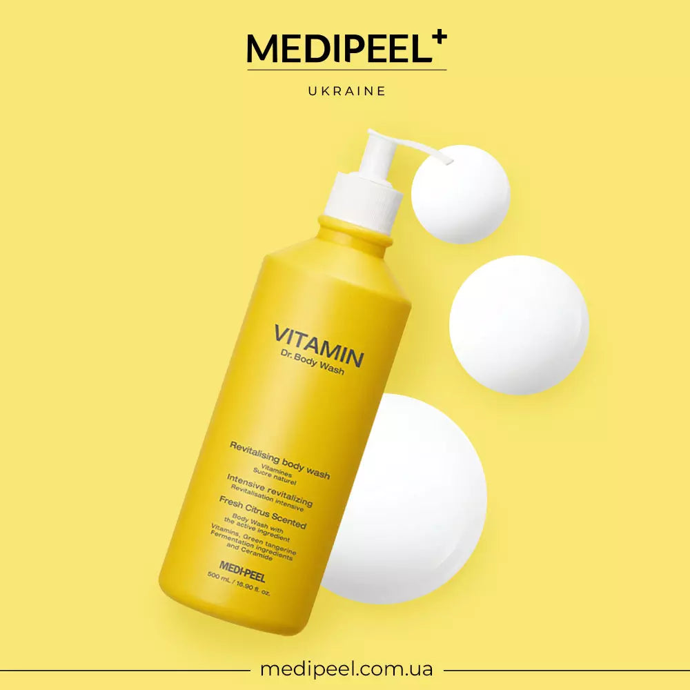 Липосомный гель для душа с цитрусами MEDIPEEL Vitamin Dr.Body Wash, 500 мл