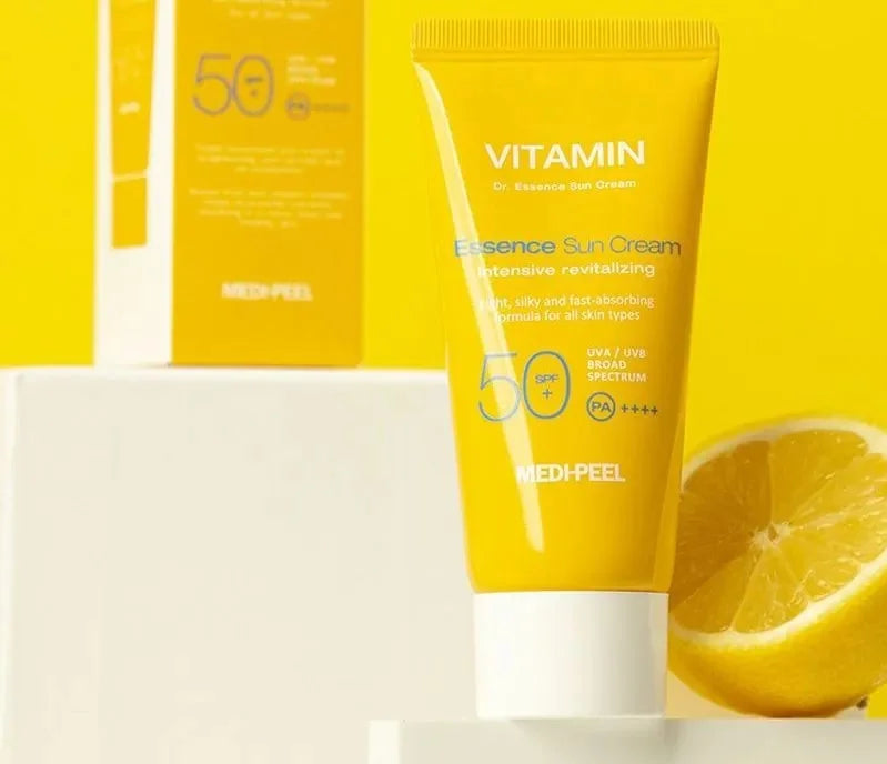 Солнцезащитный крем MEDIPEEL Vitamin Dr. Essence Sun Cream SPF50+/PA+++, 50 мл