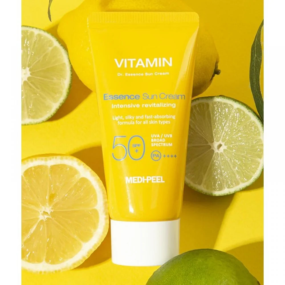 Солнцезащитный крем MEDIPEEL Vitamin Dr. Essence Sun Cream SPF50+/PA+++, 50 мл