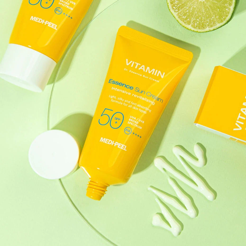 Солнцезащитный крем MEDIPEEL Vitamin Dr. Essence Sun Cream SPF50+/PA+++, 50 мл