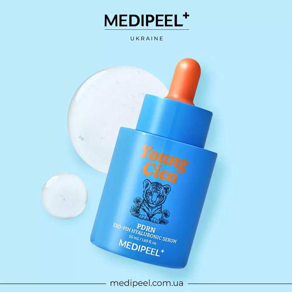 Ультраувлажняющая сыворотка с PDRN и гиалуроновой кислотой MEDIPEEL Young Cica PDRN Exo-Pin Hyaluronic Serum, 50 мл