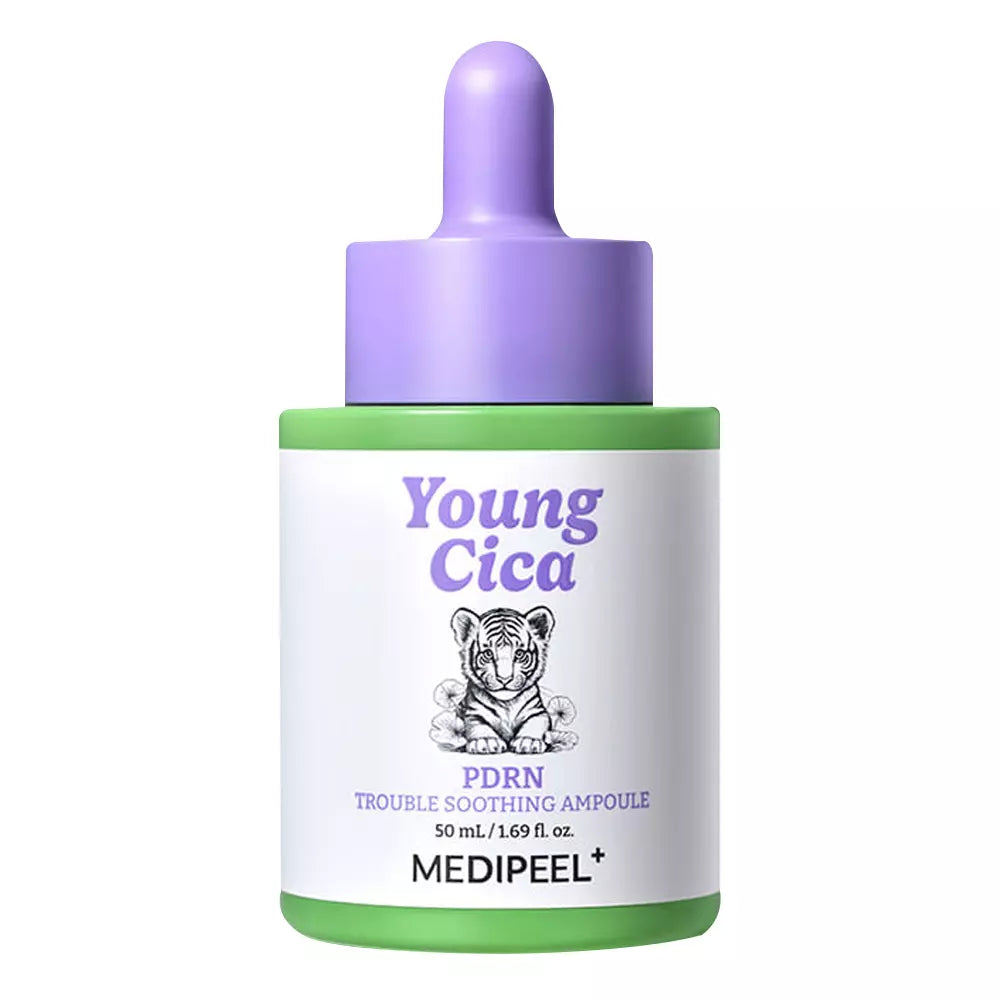 Успокаивающая ампульная сыворотка с PDRN и экзосомами MEDIPEEL Young Cica PDRN Trouble Soothing Ampoule, 50 мл