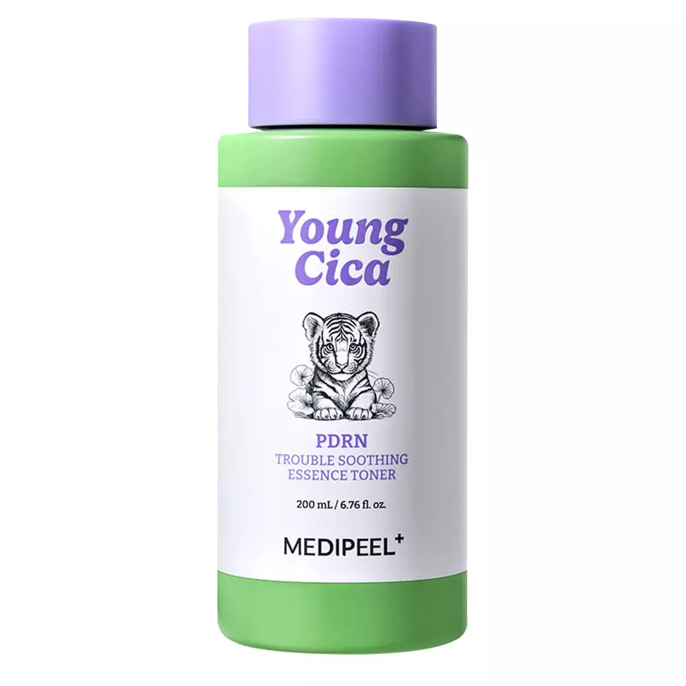 Успокаивающий тоник-эссенция для лица с PDRN и центеллой MEDIPEEL Young Cica PDRN Trouble Soothing Essence Toner, 200 мл