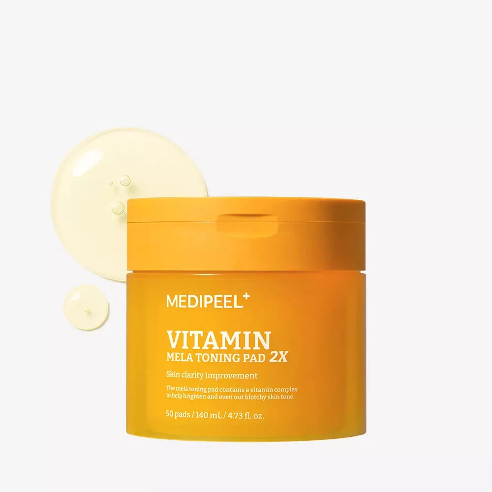 Тонізуючі вітамінні педи для обличчя MEDIPEEL Vitamin Mela Toning Pad 2X, 50 шт (140 мл)