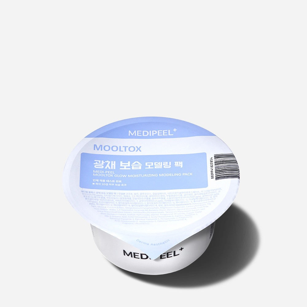 Зволожувальна моделювальна маска для обличчя з аквапоріном MEDIPEEL Mooltox Glow Moisturizing Modeling Pack, 28 г