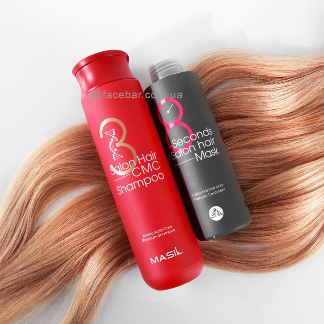 Salon hair mask. Шампунь masil 3 Salon hair CMC Shampoo эффект. Masil 8 Salon hair CMC маска. Шампунь для волос masil 8 seconds. Корейская косметика для волос маска для волос.