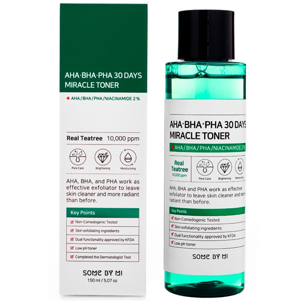 Some by mi aha bha toner. Тоник кислотный для проблемной кожи some by mi Aha-BHA-pha 30 Days Miracle Toner 150 мл. Aha BHA pha тоник. Aha BHA кислоты. Aha BHA pha 30 Days Miracle Toner.