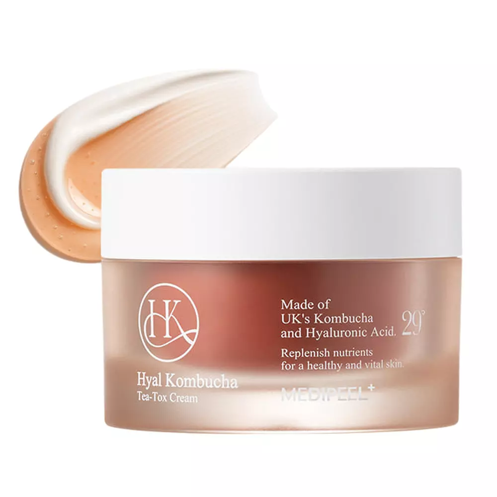 Зволожувальний крем для обличчя MEDIPEEL Hyal Kombucha Tea-Tox